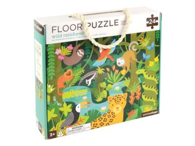 Podlahové puzzle dažďový prales