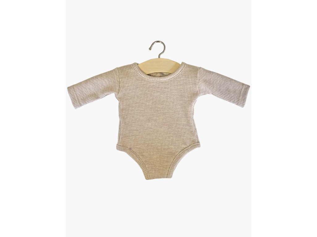 Minikane vrúbkované body Beige