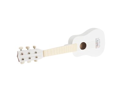 Stoy drevená gitara - biela