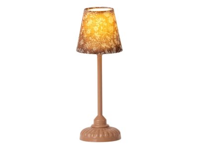 Maileg vintage mini lampa pre myšky - tmavo ružová