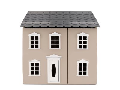 Stoy drevený domček pre bábiky/myšky - béžová - Greige