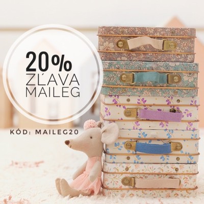 Zľava 20% na Maileg s kódom: “maileg20”
Platí do 20.10. vrátane
#maileg #myskymaileg #mailegzlava